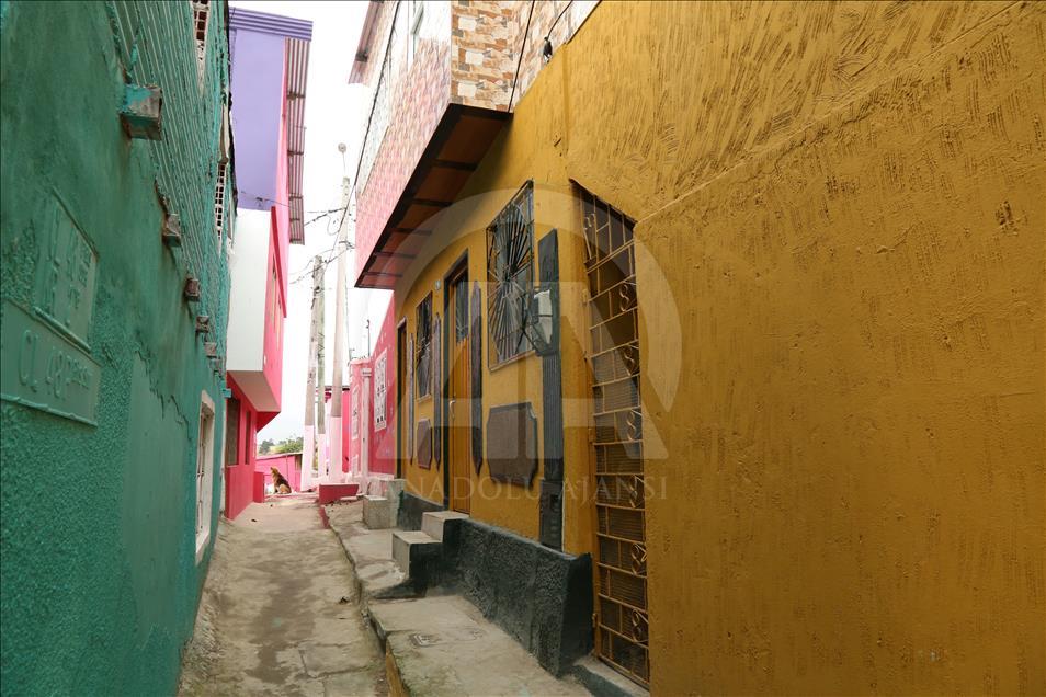 Bogota’daki grafitili mahalle, sakinlerinin gururu oldu