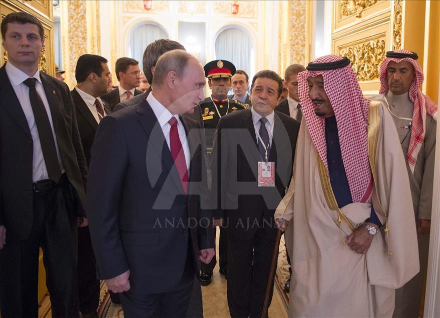 Suudi Arabistan Kralı Selman bin Abdülaziz el-Suud Rusya'da