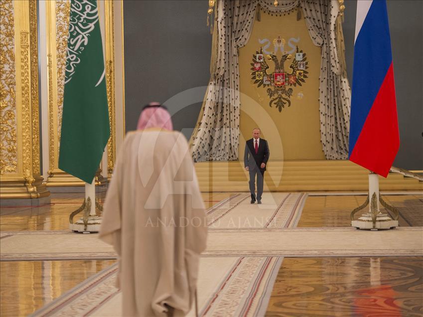 Suudi Arabistan Kralı Selman bin Abdülaziz el-Suud Rusya'da