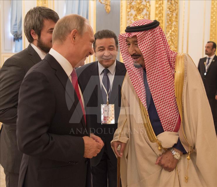 Suudi Arabistan Kralı Selman bin Abdülaziz el-Suud Rusya'da