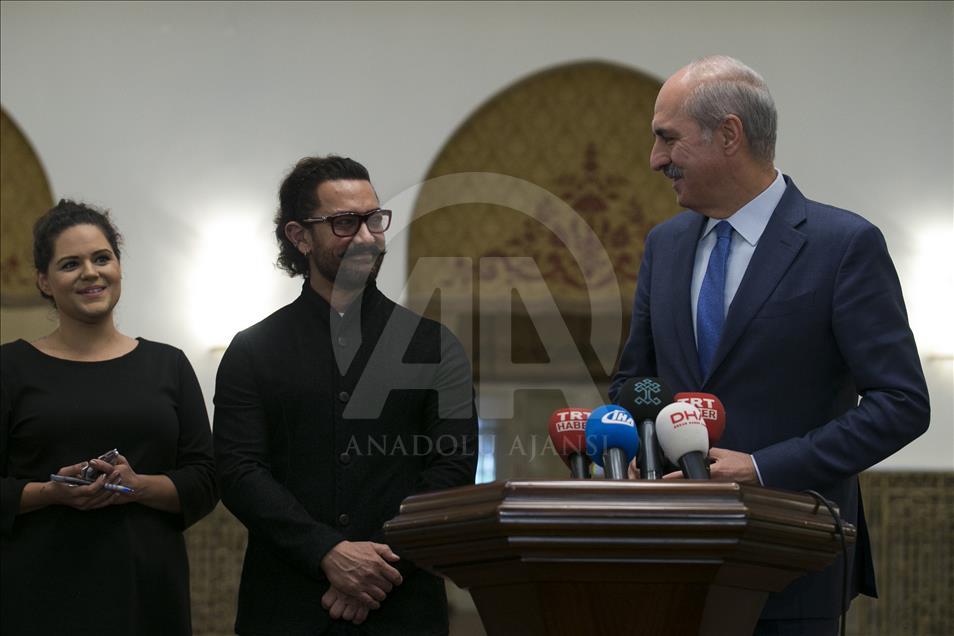 Bollywood Yıldızı Khan Ankara'da
