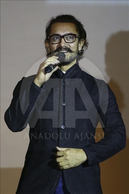 Bollywood Yıldızı Aamir Khan Ankara'da hayranlarıyla buluştu