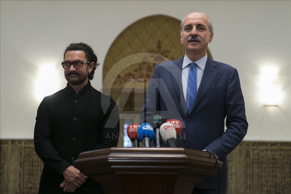 Bollywood Yıldızı Khan Ankara'da