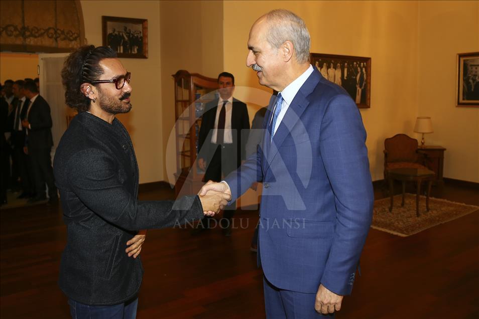 Bollywood Yıldızı Khan Ankara'da