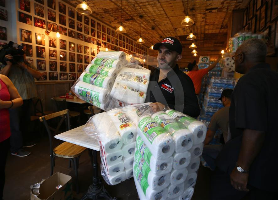 Turkish pizza restaurant-chain owner supports Puerto rican victims of Hurricane