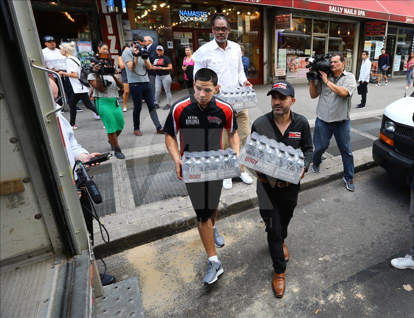 Turkish pizza restaurant-chain owner supports Puerto rican victims of Hurricane