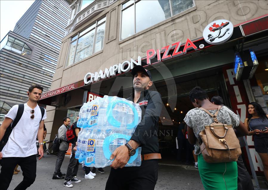 Turkish pizza restaurant-chain owner supports Puerto rican victims of Hurricane