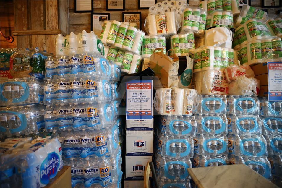 Turkish pizza restaurant-chain owner supports Puerto rican victims of Hurricane