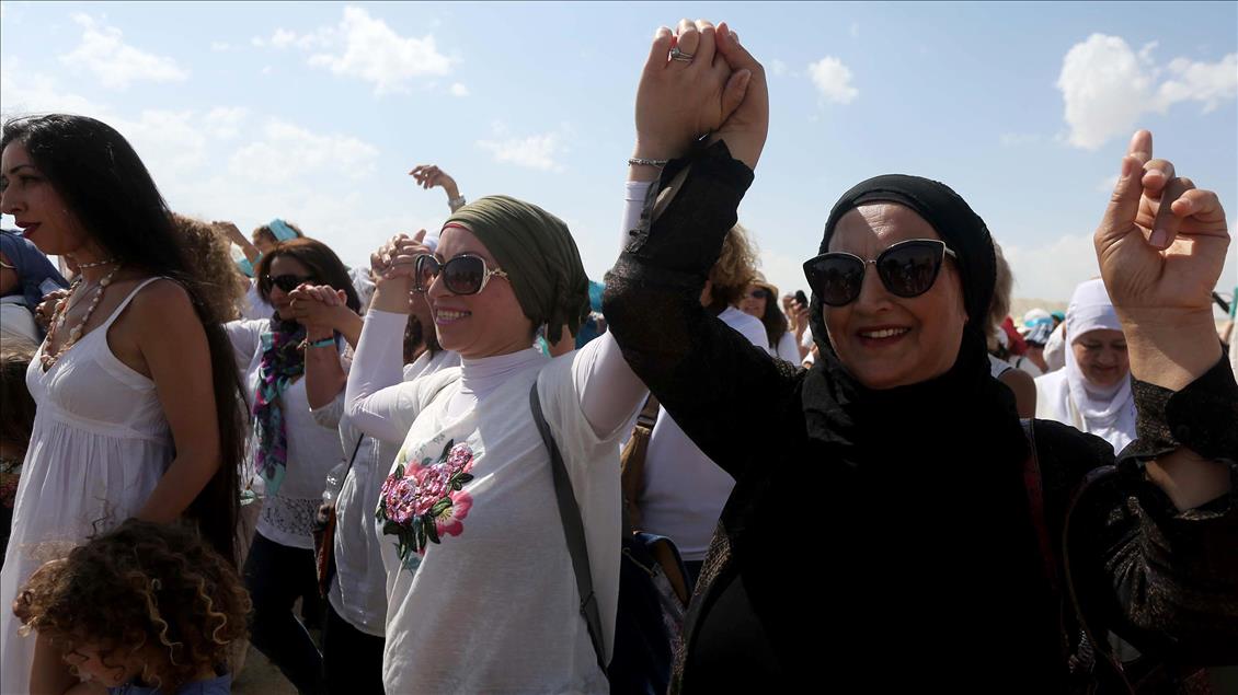 Filistin ve İsrailli kadınlardan "barış mitingi" yürüyüşü
