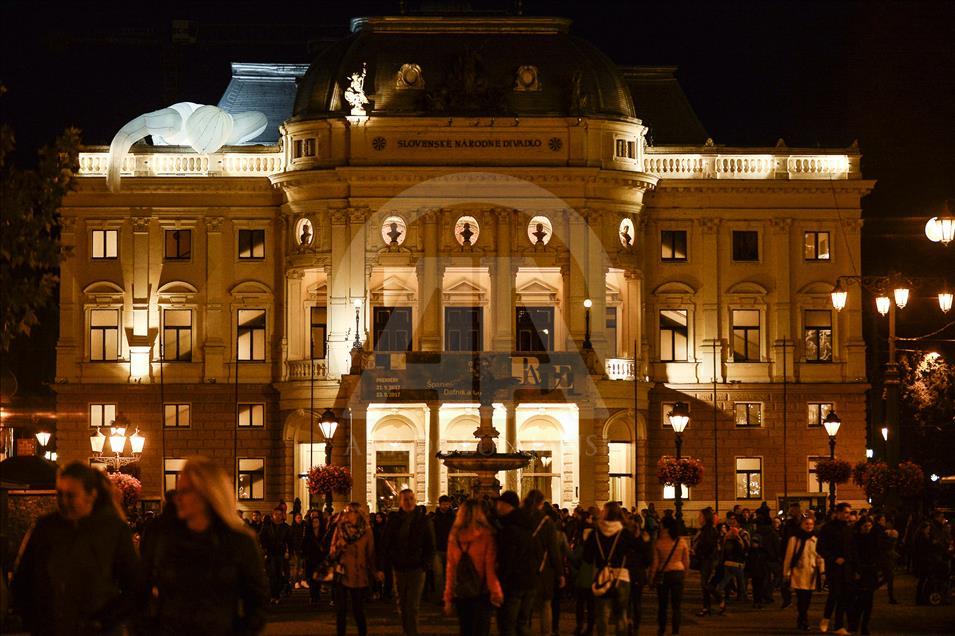 White Night Festival in Bratislava