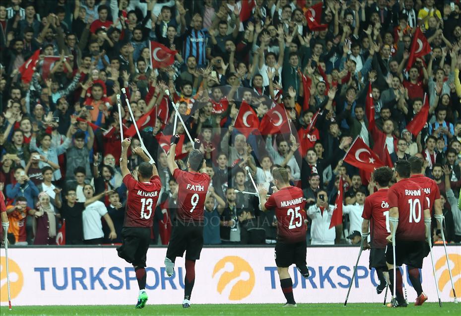 Türkiye Milli Ampute Futbol Takımı şampiyon oldu