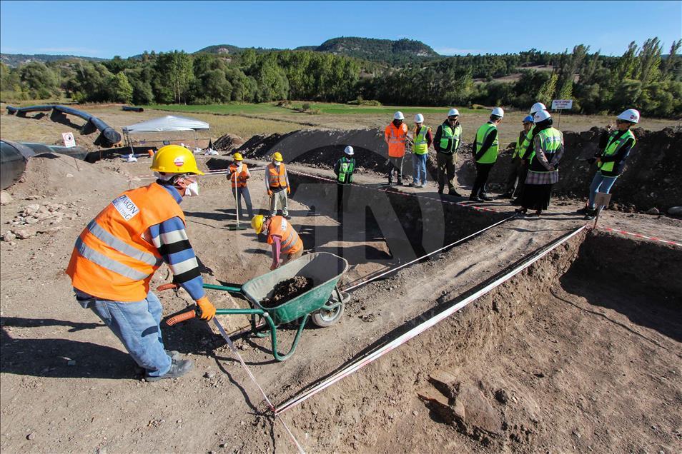 Roman burial ground found in Turkey's Kutahya