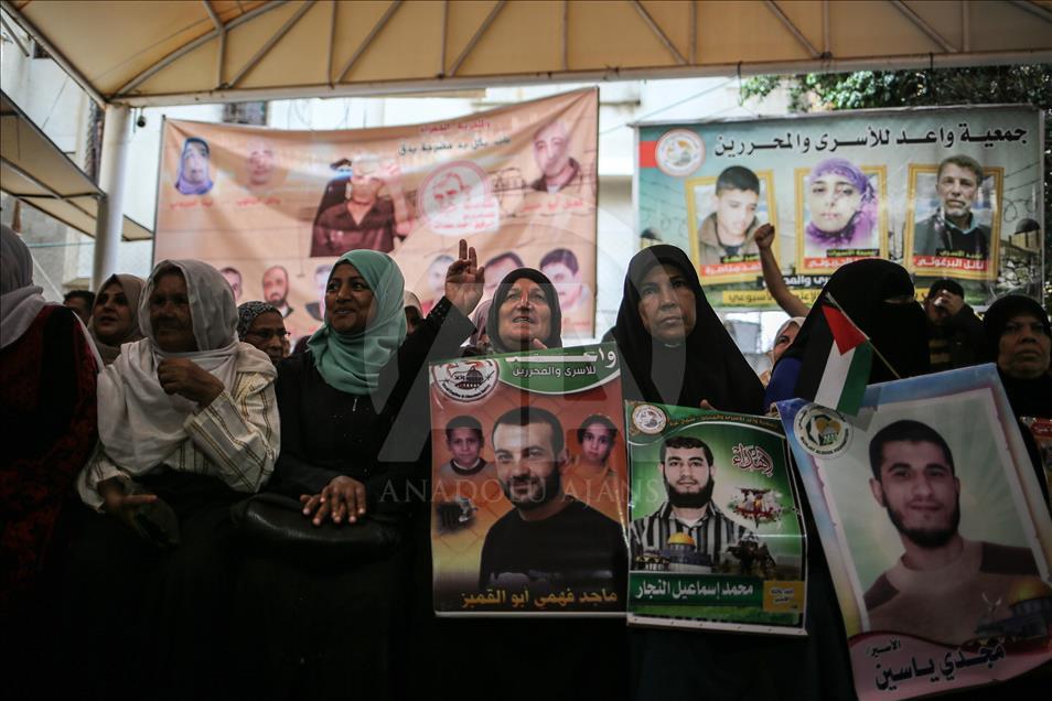 Sit-in à Gaza en solidarité avec les Palestiniens incarcérés par Israël