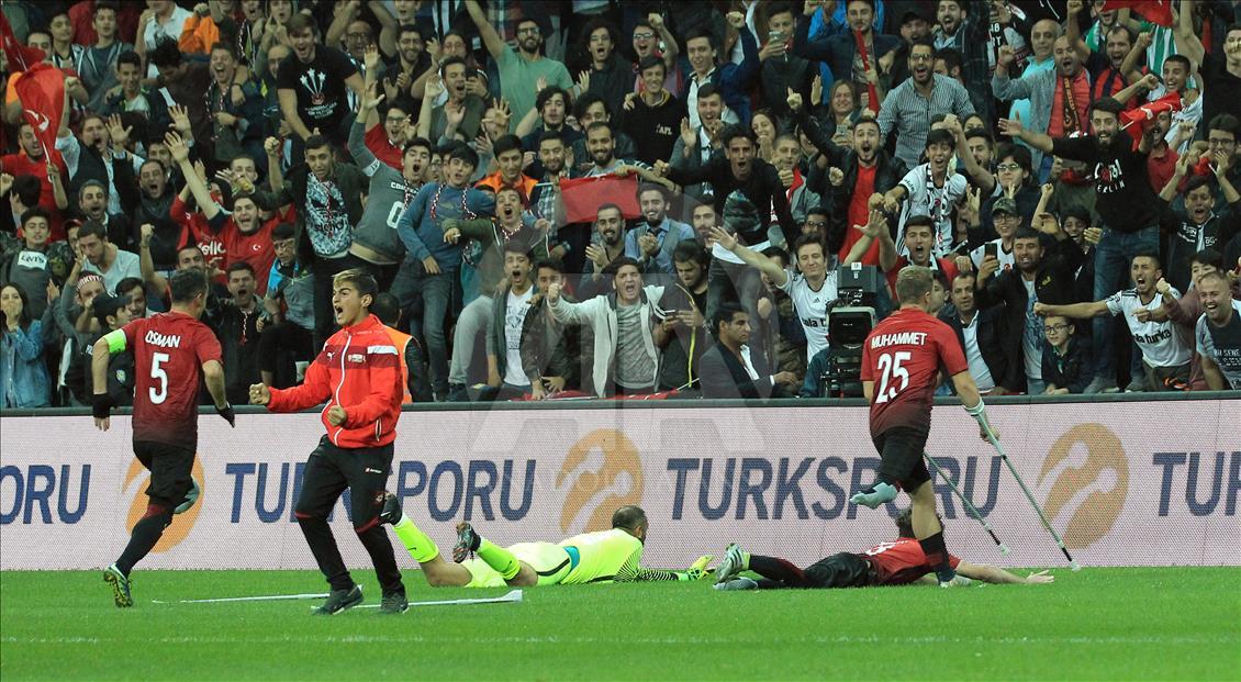 Türkiye Milli Ampute Futbol Takımı şampiyon oldu