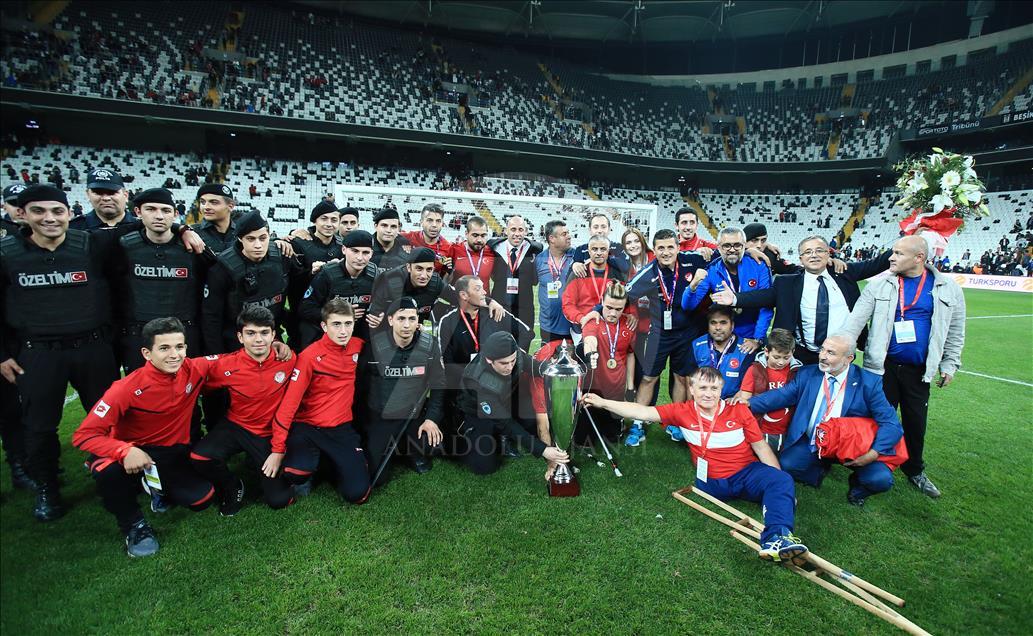 Turkey wins European amputee football championship
