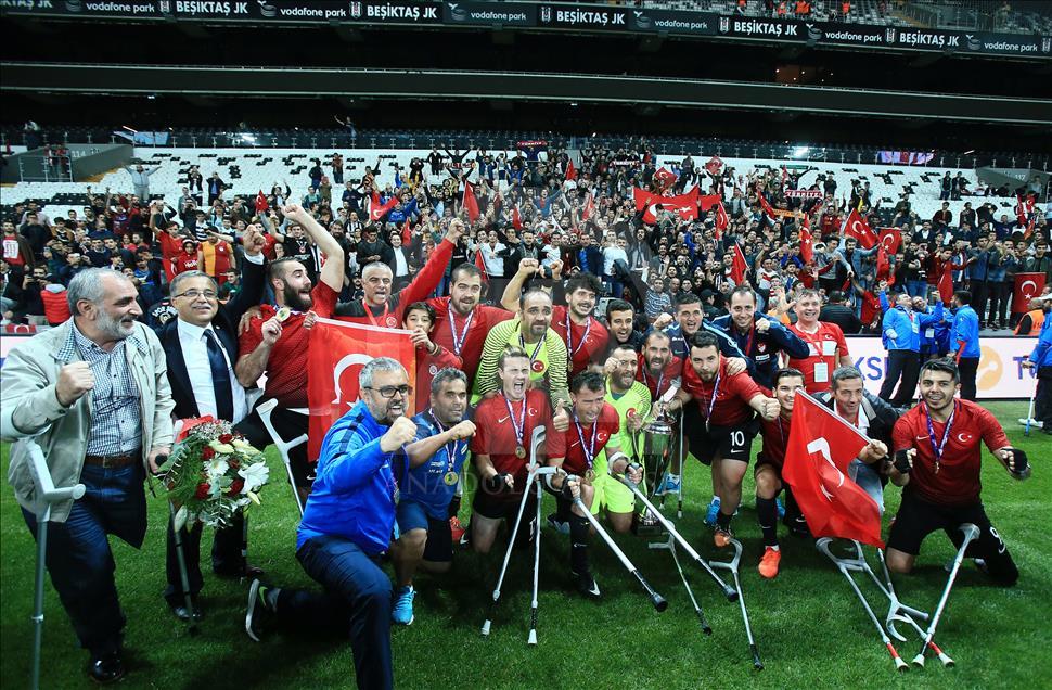 Fudbalska reprezentacija amputiraca Turske prvak Evrope 