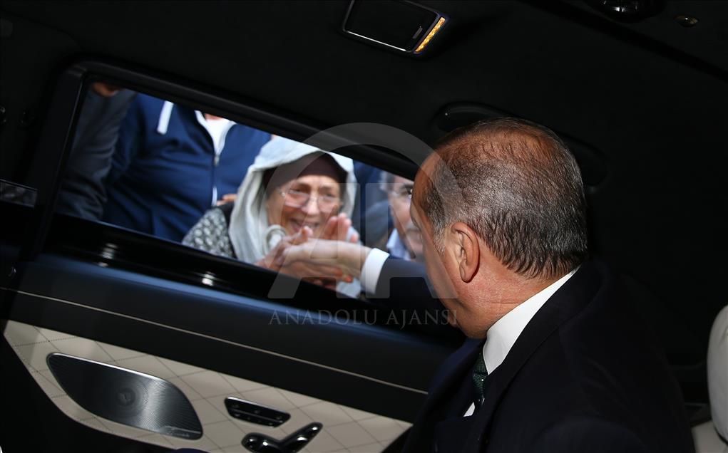 Turkish President Erdogan warmly welcomed in Novi Pazar