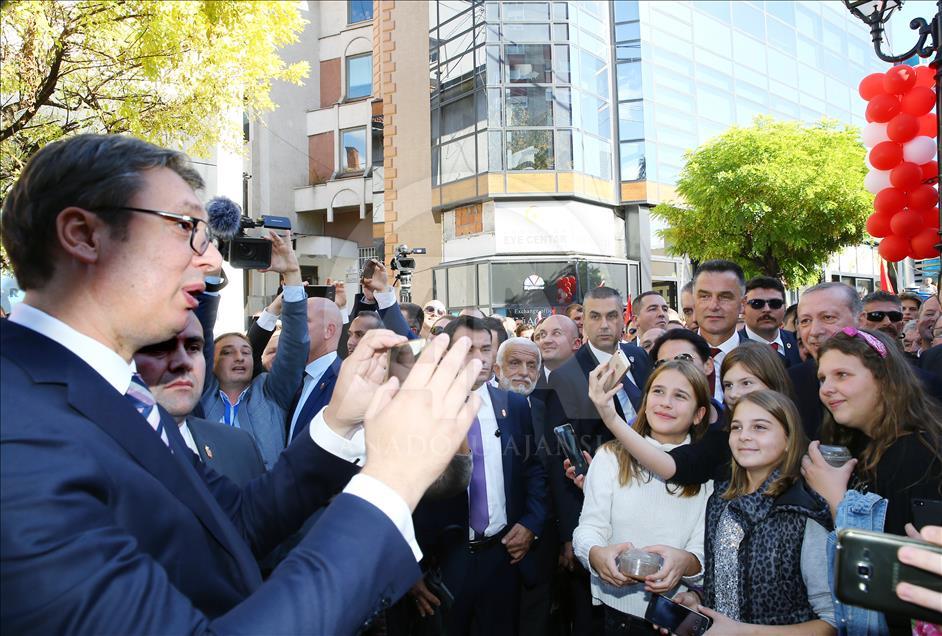 Erdogan visite la ville serbe de Novi Pazar