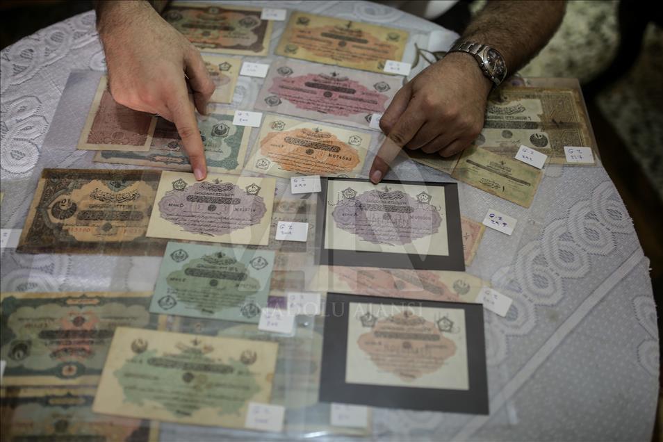 Filistinli akademisyenin Osmanlı paraları koleksiyonu
