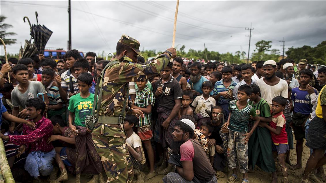Rohingya people fled from oppression in Myanmar