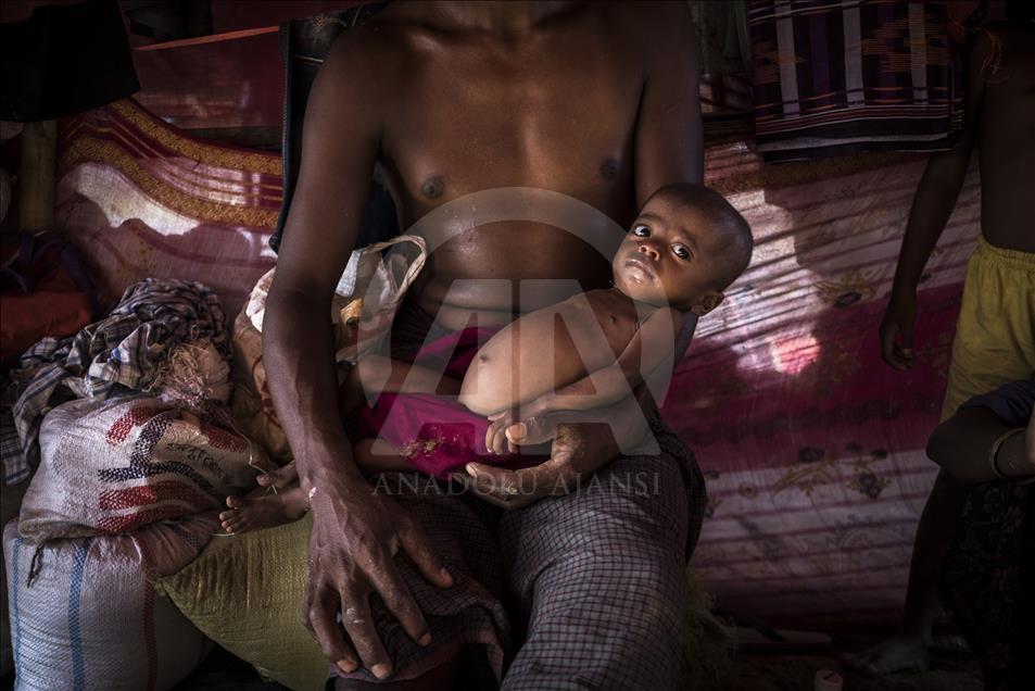 Rohingya people fled from oppression in Myanmar