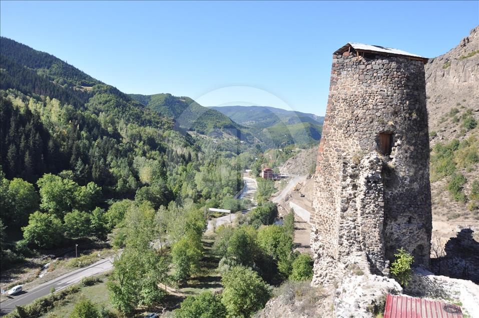 Şavşat Kalesi'nde arkeolojik kazılar tamamlandı sıra restorasyonda