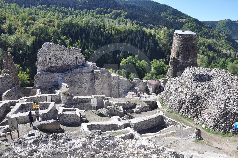 Şavşat Kalesi'nde arkeolojik kazılar tamamlandı sıra restorasyonda