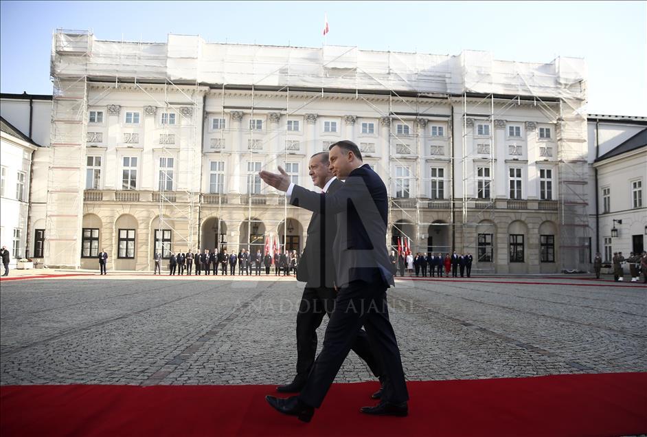 Turkish President Recep Tayyip Erdogan visits Poland