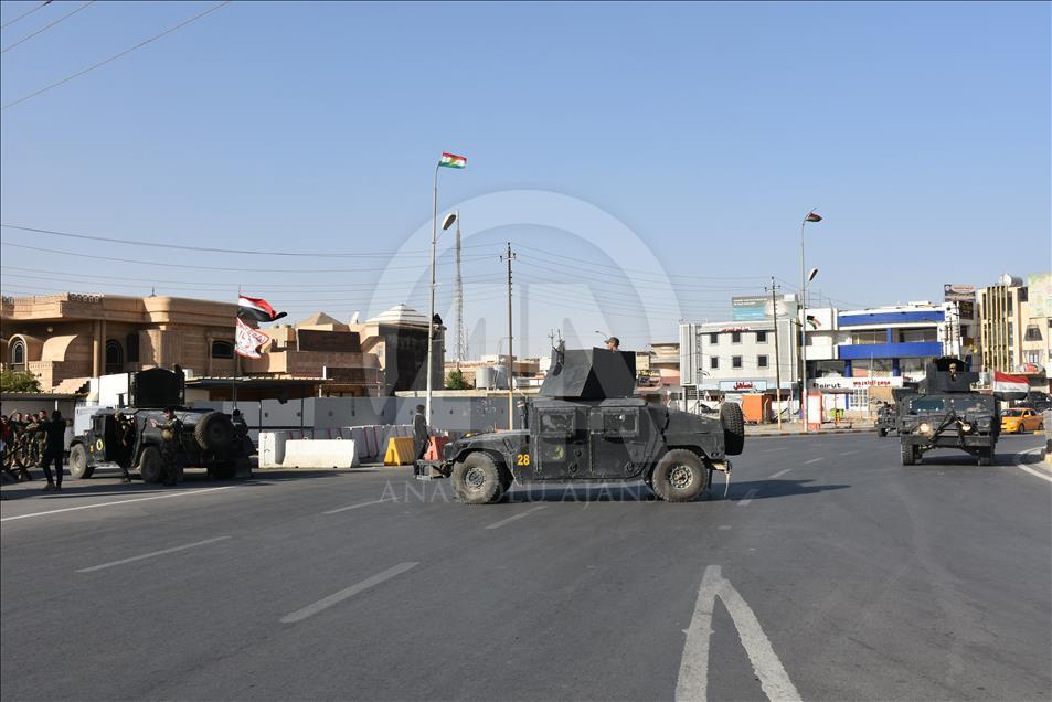 القوات العراقية تدخل مبنى محافظة كركوك وسط غياب للبيشمركة 
