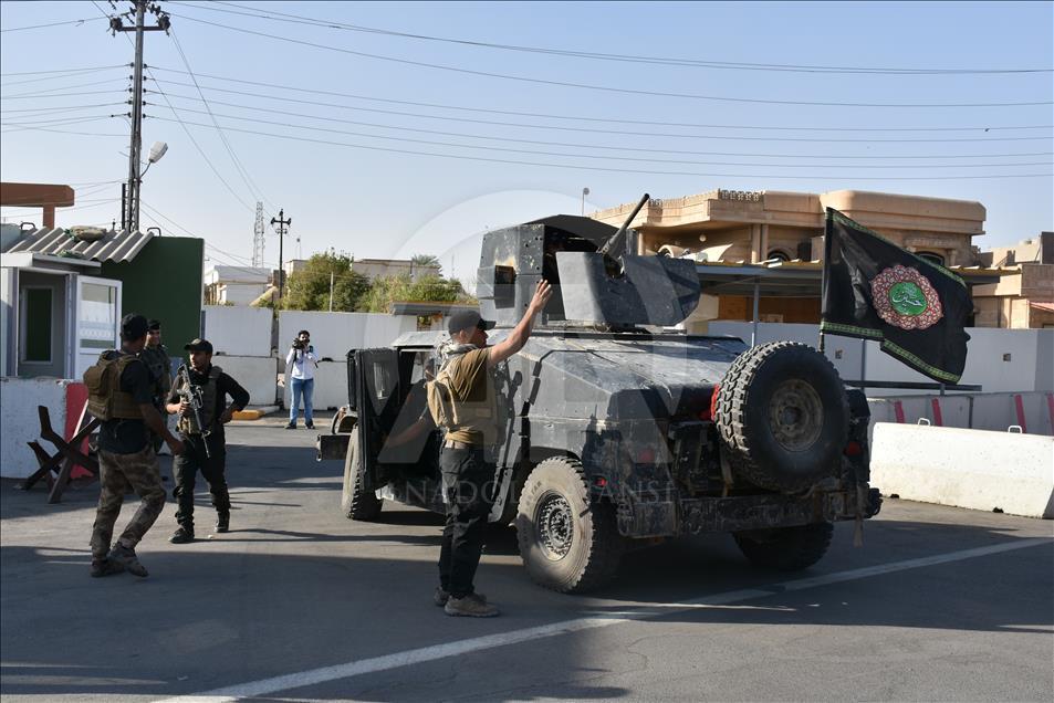 القوات العراقية تدخل مبنى محافظة كركوك وسط غياب للبيشمركة 
