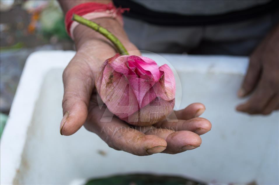 Flower Market on Indian Diwali festival