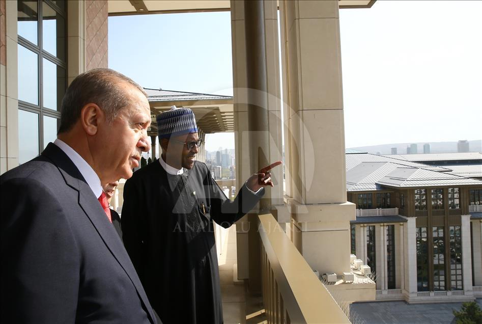 Recep Tayyip Erdogan - Muhammadu Buhari meeting in Ankara