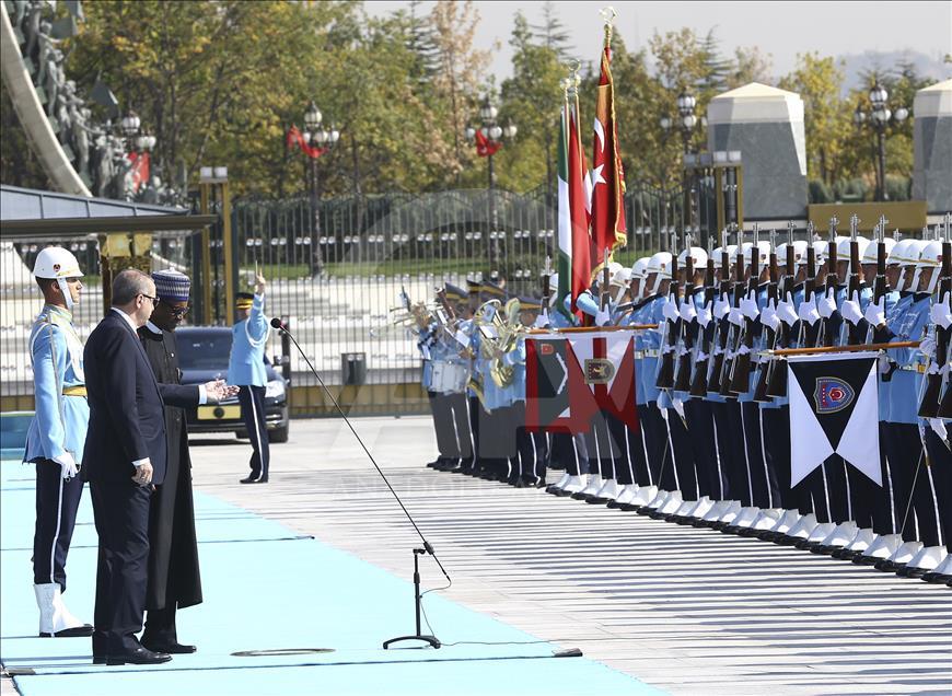Nijerya Cumhurbaşkanı Buhari Ankara'da