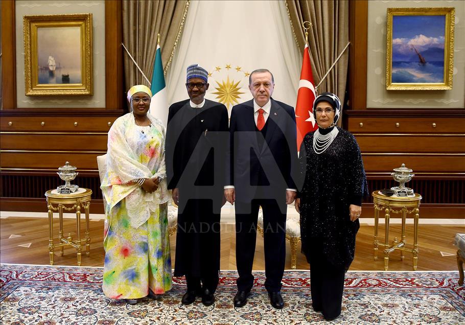 Recep Tayyip Erdogan - Muhammadu Buhari meeting in Ankara