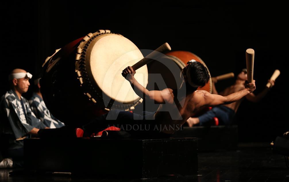 Genderang drum Jepang bersahutan di Turki