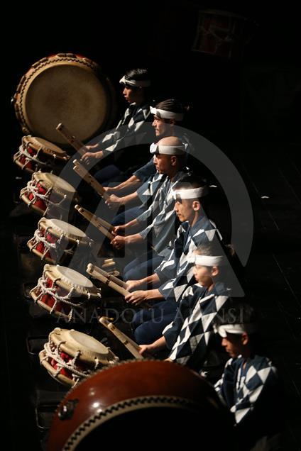 Genderang drum Jepang bersahutan di Turki