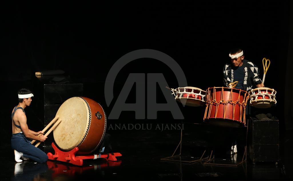Genderang drum Jepang bersahutan di Turki