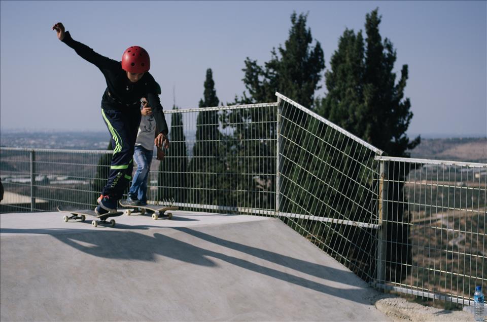 Small Palestinian village gets new skateboarding home