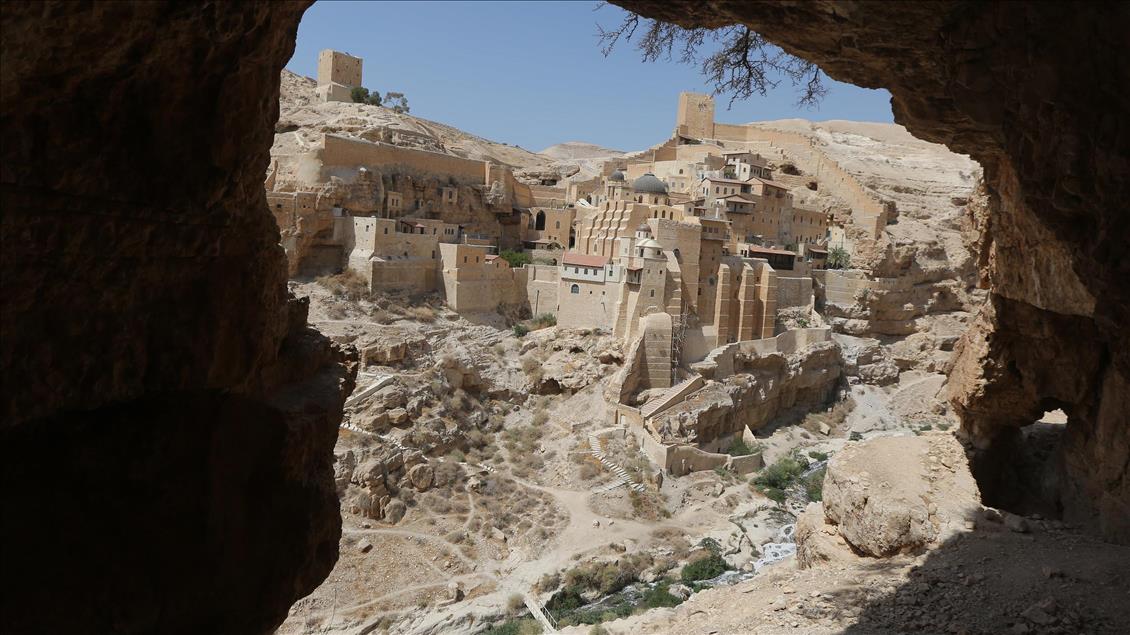 Монастырь Мар-Саба - памятник древней архитектуры в Палестине
