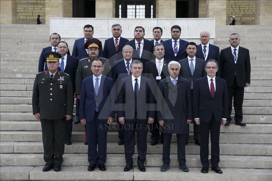 President of Uzbekistan Shavkat Mirziyoyev in Ankara