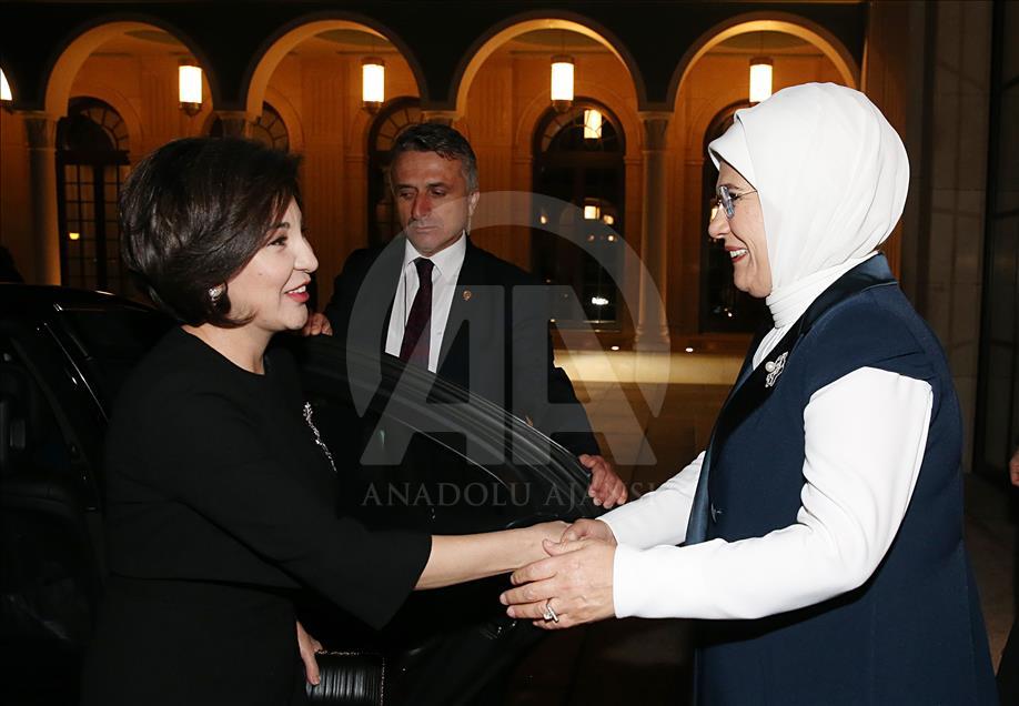 Turkish First Lady Emine Erdogan meets Uzbek First Lady Ziroatkhon Hoshimova in Ankara