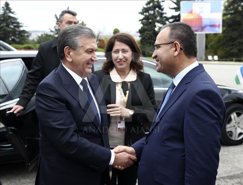 President of Uzbekistan Shavkat Mirziyoyev in Ankara