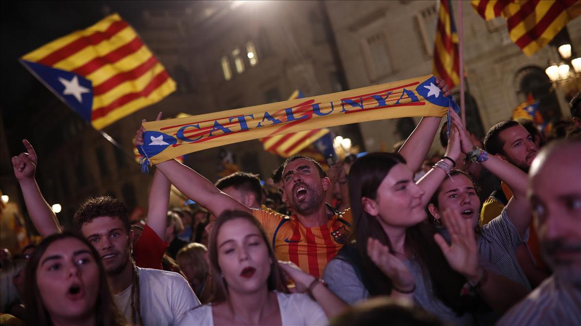 Katalonya'da bağımsızlık yanlıları sokaklarda