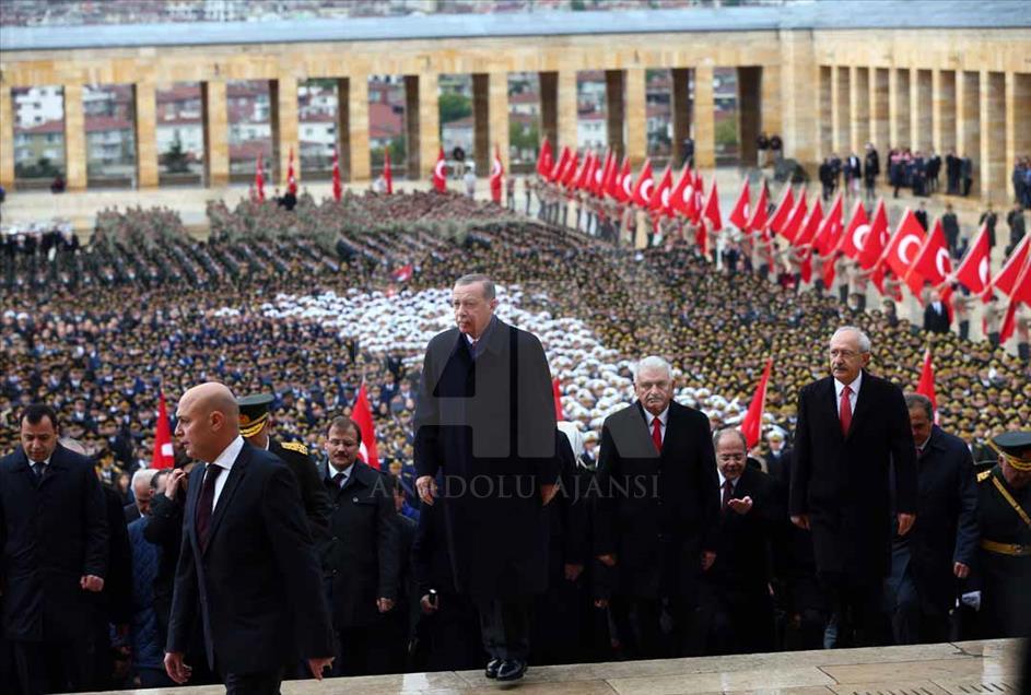 Visita al mausoleo de Ataturk