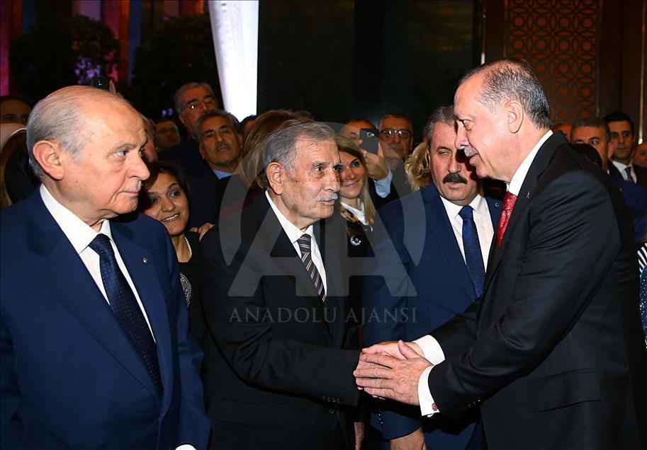 Cumhurbaşkanlığı Külliyesi'nde Cumhuriyet Bayramı Resepsiyonu