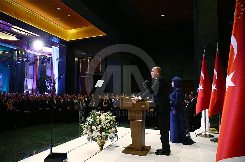 Cumhurbaşkanlığı Külliyesi'nde Cumhuriyet Bayramı Resepsiyonu