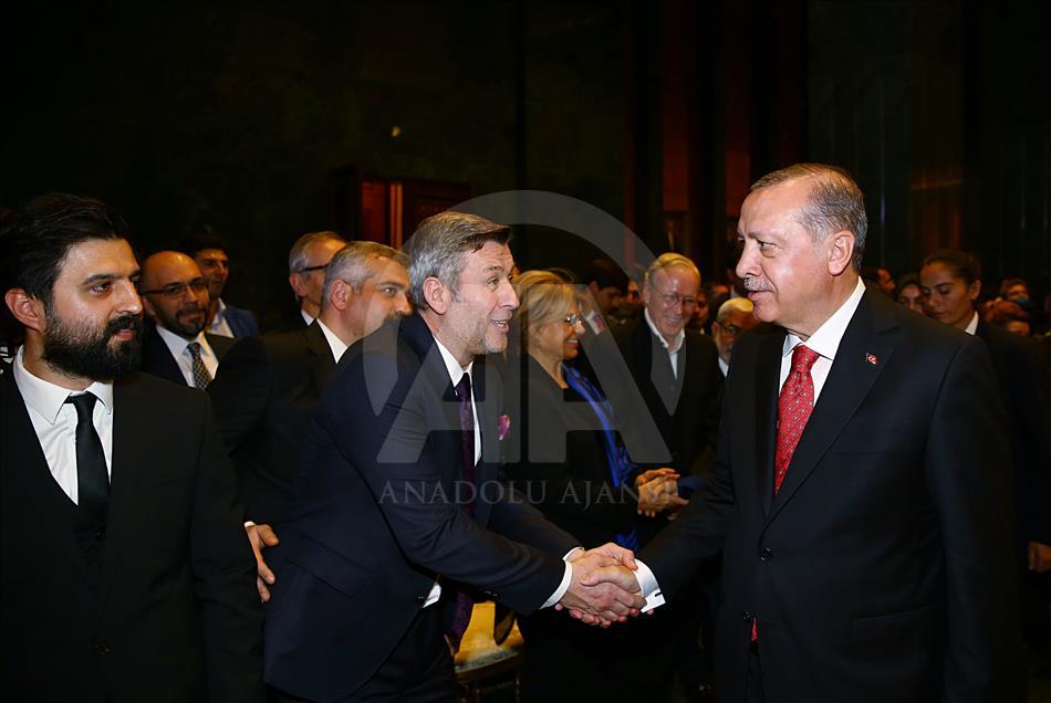 Cumhurbaşkanlığı Külliyesi'nde Cumhuriyet Bayramı Resepsiyonu