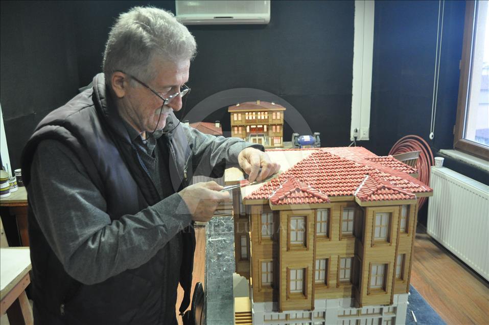 Bartın'ın 300 yıllık tarihini maketlere sığdırdı