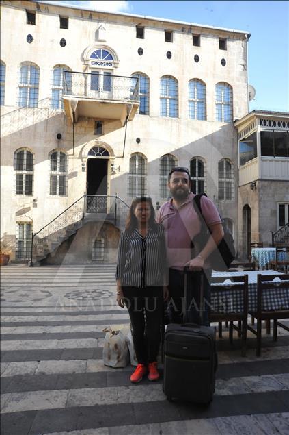 Tarihi Antep evleri, turistleri ağırlıyor