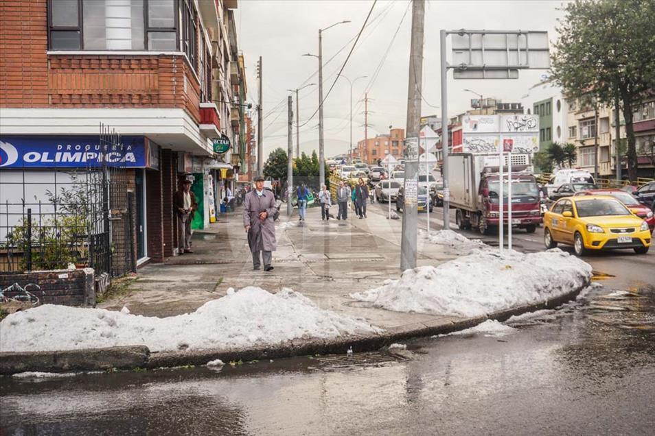 Fuertes lluvias en Bogotá